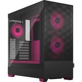 Fractal Design Pop Air Tower Nero, Magenta, Chassis Tower Nero/Magenta, Tower, PC, Nero, Magenta, ATX, micro ATX, Mini-ITX, Acciaio, Vetro temperato, Multi