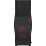 Fractal Design Pop Air Tower Nero, Magenta, Chassis Tower Nero/Magenta, Tower, PC, Nero, Magenta, ATX, micro ATX, Mini-ITX, Acciaio, Vetro temperato, Multi