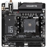 GIGABYTE A520I AC Scheda madre - Supporta CPU AMD Ryzen 5000 Series AM4, VRM digitale a 6 fasi, fino a 5300MHz DDR4 (OC), 1xPCIe 3.0 M.2, WIFI, GbE LAN, USB 3.2 Gen1 VRM digitale a 6 fasi, fino a 5300MHz DDR4 (OC), 1xPCIe 3.0 M.2, WIFI, GbE LAN, USB 3.2 Gen1, AMD, Socket AM4, AMD Ryzen 3000 Series, Socket AM4, 64 GB, DDR4-SDRAM