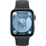 Huawei WATCH Fit 3, Display AMOLED da 1.82", Design ultra sottile, Monitoraggio completo del fitness, Monitoraggio salute 24h, Compatibilità con iOS e Android, Durata della batteria fino a 10 giorni, Chiamate Bluetooth, Black Fluoroelastomero, Smartwatch Nero