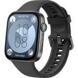Huawei WATCH Fit 3, Display AMOLED da 1.82", Design ultra sottile, Monitoraggio completo del fitness, Monitoraggio salute 24h, Compatibilità con iOS e Android, Durata della batteria fino a 10 giorni, Chiamate Bluetooth, Black Fluoroelastomero, Smartwatch Nero