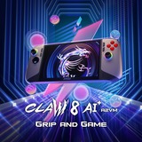 MSI Claw 8 AI+ A2VM-015, Console portatile beige/Nero