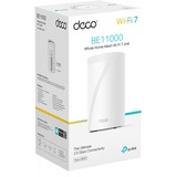 TP-Link BE9300 Tri-band (2,4 GHz/5 GHz/6 GHz) Wi-Fi 7 (802.11be) Bianco 4 Interno, Router di rete bianco, Bianco, Interno, Sistema Mesh, Tri-band (2,4 GHz/5 GHz/6 GHz), Wi-Fi 7 (802.11be), 9300 Mbit/s