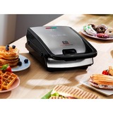 Tefal SW854D tostiera 700 W Nero, Acciaio inox, Creatore del panino accaio/Nero, Nero, Acciaio inox, 700 W, Cina, 2 pz, 32 pz