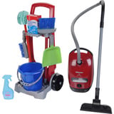 Theo Klein Miele - Aspirapolvere con carrello per pulizie, Elettrodomestico bambini 