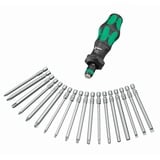 Wera 05057483001 cacciavite manuale Cacciavite con punte multiple, chiave combinata   Nero/Verde, Nero/Verde