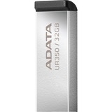 ADATA UR350 unità flash USB 32 GB USB tipo A 3.2 Gen 1 (3.1 Gen 1) Nero, Chiavetta USB nichel/Nero, 32 GB, USB tipo A, 3.2 Gen 1 (3.1 Gen 1), 100 MB/s, Cuffia, Nero