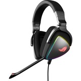 ASUS ROG Delta S Auricolare Cablato A Padiglione Gaming Nero, Cuffia da gioco Nero, Cablato, Gaming, 300 g, Auricolare, Nero