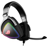 ASUS ROG Delta S Auricolare Cablato A Padiglione Gaming Nero, Cuffia da gioco Nero, Cablato, Gaming, 300 g, Auricolare, Nero
