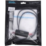 Alphacool ES sensore di flusso e temperatura "HighFlow" con segnale tachimetrico, Sensore di temperatura Nero