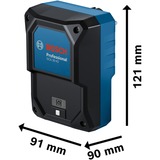 Bosch Set di avviamento auto wireless GCA 30-42 + GCT 30-42 Professional, Modulo di collegamento blu