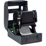 Brother TD-4420TN stampante per etichette (CD) Termica diretta/Trasferimento termico 203 x 203 DPI 152 mm/s Cablato Collegamento ethernet LAN grigio, Termica diretta/Trasferimento termico, 203 x 203 DPI, 152 mm/s, Cablato, Nero