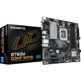 GIGABYTE B760M D3HP WIFI6 Scheda madre - Compatibile con CPU Intel Core di 14ª generazione, VRM digitale a 4+1+1 fasi, fino a 5600 MHz DDR5, 2x M.2 PCIe 4.0, Wi-Fi 6, LAN GbE, USB 3.2 Gen 1 VRM digitale a 4+1+1 fasi, fino a 5600 MHz DDR5, 2x M.2 PCIe 4.0, Wi-Fi 6, LAN GbE, USB 3.2 Gen 1, Intel, LGA 1700, Intel® Celeron®, Intel Core i3 12th Gen, Intel Core i3 13th Gen, Intel Core i3 14th Gen, Intel..., LGA 1700, DDR5-SDRAM, 192 GB