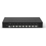 Lindy Switch KVM 8 porte DisplayPort 1.2 e USB 2.0 Nero