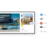 Samsung Flip WM75FX, Public Display bianco/grigio