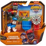 Spin Master Rubble & Crew, Set personaggi Charger e Wheeler, con 85gr di sabbia e 2 accessori per costruzioni, giocattoli per bambini dai 3 anni in su, Gioco figura Rubble & Crew , Set personaggi Charger e Wheeler, con 85gr di sabbia e 2 accessori per costruzioni, giocattoli per bambini dai 3 anni in su, 3 anno/i, Multicolore