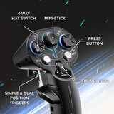Thrustmaster Sol-R 3 AVA Add-On Grip, Joystick Nero