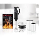 Unold M 200 BBQ 10 L Frullatore ad immersione 200 W Nero, Cromo, Frullatore a immersione Nero, Frullatore ad immersione, 10 L, 1,5 m, 200 W, Nero, Cromo