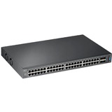 Zyxel XGS2210-52 Gestito L2 Gigabit Ethernet (10/100/1000) 1U Nero, Interruttore Gestito, L2, Gigabit Ethernet (10/100/1000), Montaggio rack, 1U