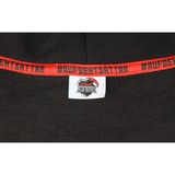 ALTERNATE Felpa con cappuccio ATTAX (logo in rilievo) 5XL, Maglione Nero