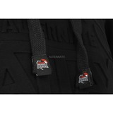 ALTERNATE Felpa con cappuccio ATTAX (logo in rilievo) M, Maglione Nero