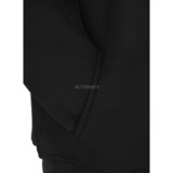ALTERNATE Felpa con cappuccio ATTAX (logo in rilievo) XS, Maglione Nero