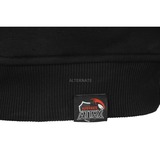 ALTERNATE Felpa con cappuccio ATTAX (logo in rilievo) XS, Maglione Nero