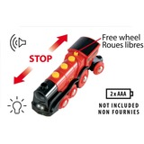 BRIO 7312350335927 Treni giocattolo,  veicolo da gioco rosso, Ragazzo/Ragazza, 3 anno/i, Mini Stilo AAA, Nero, Rosso