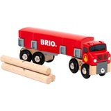 BRIO 7312350336573 Modelli in scala,  veicolo da gioco rosso, 7312350336573, Modellino di camion per tronchi, Preassemblato, Bambino/Bambina, 6 pz, 0,3 anno/i, 99 anno/i