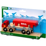 BRIO 7312350336573 Modelli in scala,  veicolo da gioco rosso, 7312350336573, Modellino di camion per tronchi, Preassemblato, Bambino/Bambina, 6 pz, 0,3 anno/i, 99 anno/i
