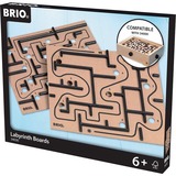 BRIO Labyrinth Boards, Gioco di abilità marrone/Nero, Labyrinth Boards, Nero