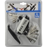 FISCHER Fahrrad Attrezzo pieghevole combinato, 33 pezzi, Set di strumenti Nero/grigio