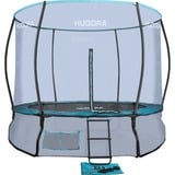 HUDORA 300V trampolino Rotondo, Attrezzature per il fitness turchese, 3300 mm, 3300 mm, 2520 mm