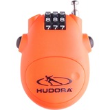 HUDORA Lucchetto a cavo, Sicurezza arancione 