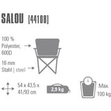 High Peak Sedia da campeggio Salou grigio