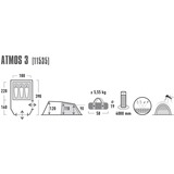 High Peak Tenda tunnel Atmos 3P 