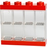 Room Copenhagen 4065 Rosso, Trasparente, Scatola di immagazzinaggio rosso/trasparente, Rosso, Trasparente, Acrilonitrile butadiene stirene (ABS), Polistirolo, 191 mm, 184 mm, 47 mm
