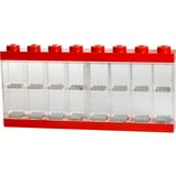 Room Copenhagen 4066 Rosso, Trasparente, Scatola di immagazzinaggio rosso, Rosso, Trasparente, Acrilonitrile butadiene stirene (ABS), Polistirolo, 382 mm, 184 mm, 47 mm