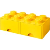 Room Copenhagen Brick Drawer (8 Knobs)Bright Yellow Scatola porta giocattoli Libera installazione Giallo, Scatola di immagazzinaggio giallo, Scatola porta giocattoli, Giallo, Libera installazione, Monocromatico, Rettangolare, Polipropilene (PP)