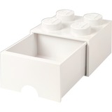 Room Copenhagen LEGO Cassetto mattoncino 4 bianco, Scatola di immagazzinaggio bianco
