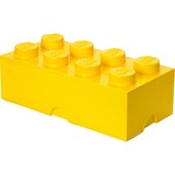 Room Copenhagen LEGO STORAGE BRICK 8 Giallo, Scatola di immagazzinaggio giallo, Giallo, Polipropilene (PP), 500 mm, 250 mm, 180 mm