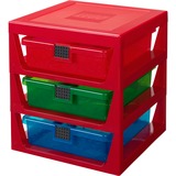 Room Copenhagen Scatola con cassetti LEGO, Scatola di immagazzinaggio rosso