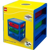Room Copenhagen Scatola con cassetti LEGO, Scatola di immagazzinaggio blu