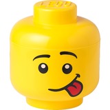 Room Copenhagen Testa contenitore LEGO "Silly", piccola, Scatola di immagazzinaggio giallo