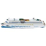 SIKU Cruiseliner Aida Modello di nave passeggeri Preassemblato 1:1400,  veicolo da gioco bianco/Blu, Modello di nave passeggeri, Preassemblato, 1:1400, Metallo, Plastica, 3 anno/i, Blu, Bianco