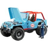 bruder 2541 veicolo giocattolo, Veicolo modello blu, Jeep, Interno/esterno, 3 anno/i, Plastica, Blu