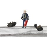 bruder 60100 action figure giocattolo, Gioco figura blu/Giallo, 4 anno/i, Ragazzo/Ragazza, Blu, Rosso, Plastica