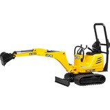 bruder JCB 8010 CTS Modellino di scavatore Preassemblato 1:16, Veicolo modello giallo/Nero, Modellino di scavatore, Preassemblato, 1:16, JCB 8010 CTS, Qualsiasi tipo, ABS sintetico