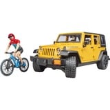 bruder Jeep Wrangler Rubicon Unlimited, Veicolo modello giallo/Nero