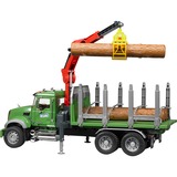 bruder MACK Granite Halfpipe dump truck veicolo giocattolo, Veicolo modello verde, 3 anno/i, ABS sintetico, Nero, Blu